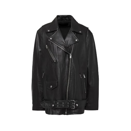 Odd leather biker jacket